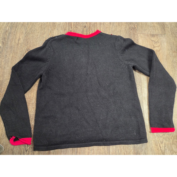 Tiara International Vintage Crewneck 1980s 1990s Christmas Tree Sweater Small - Picture 5 of 5